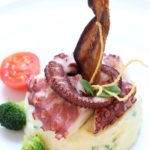 Octopus with vegetables
